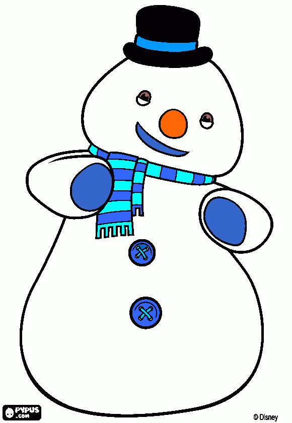 Chilly Doc McStuffin coloring page
