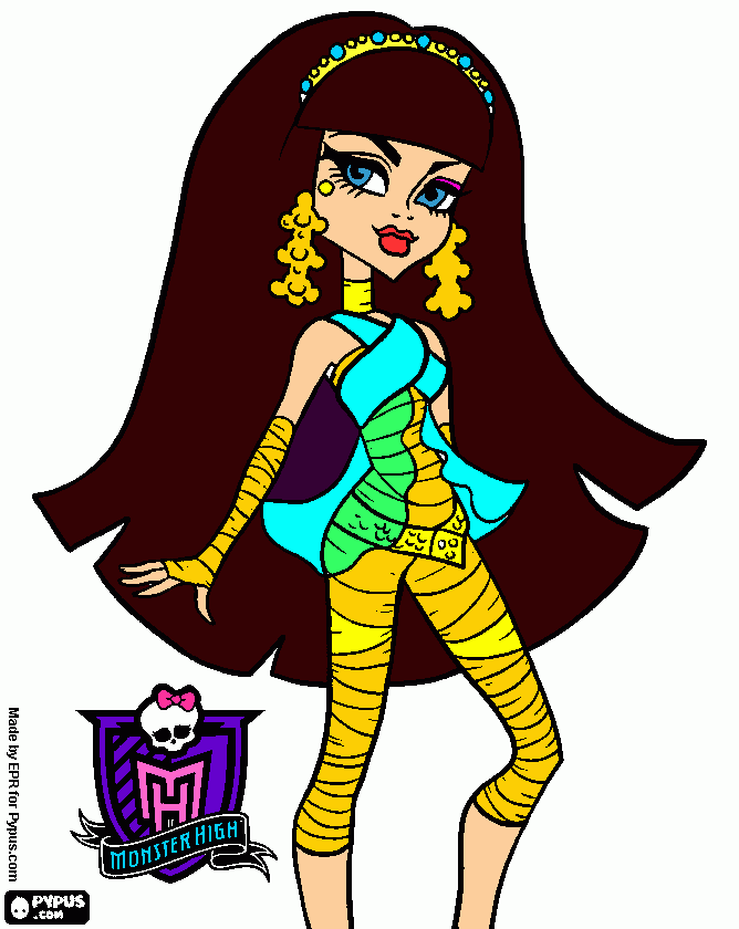 Chleo coloring page