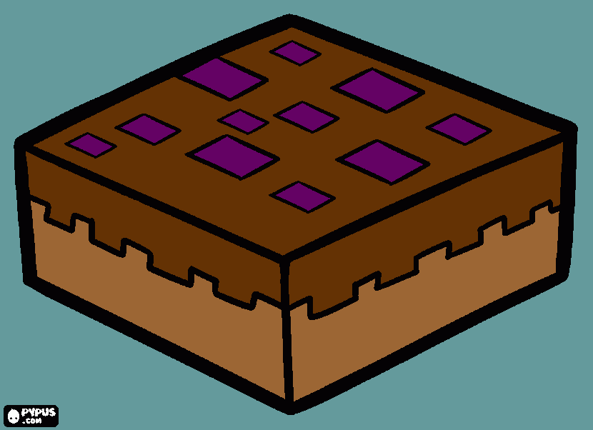 chocklit cake coloring page