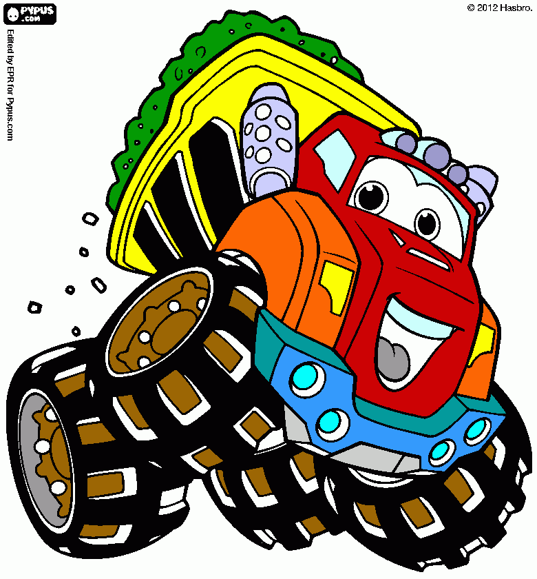 chuck coloring page