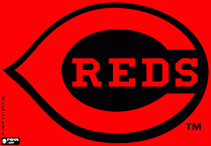 Cincinnati REDS coloring page