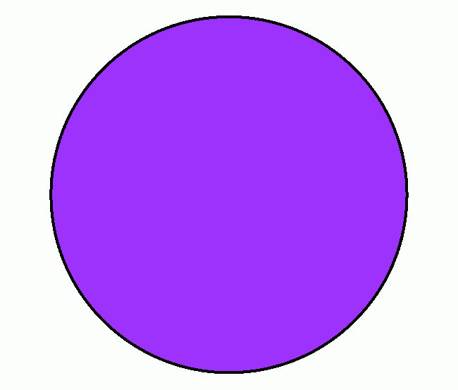 circle coloring page