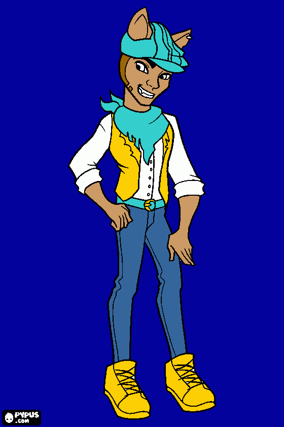 clawd coloring page