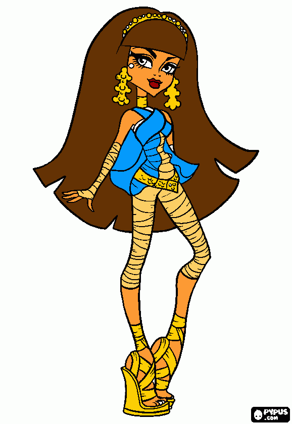 cleo!!!!!!!!!! coloring page
