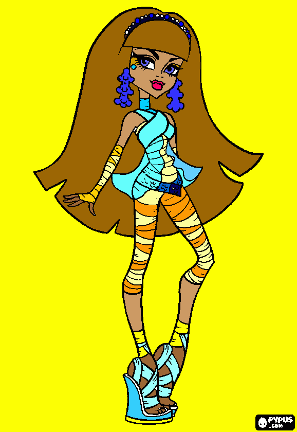 cleo LOL ! coloring page