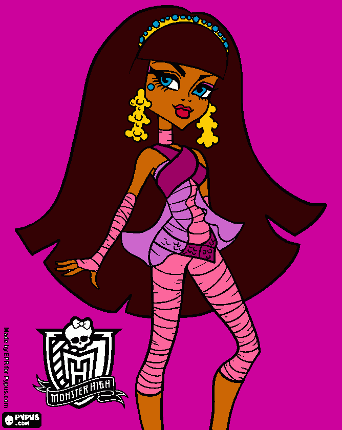 cleopatra coloring page