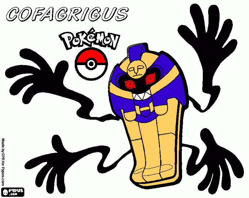 cofagrigus coloring page