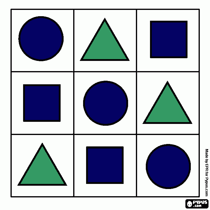 color blue coloring page