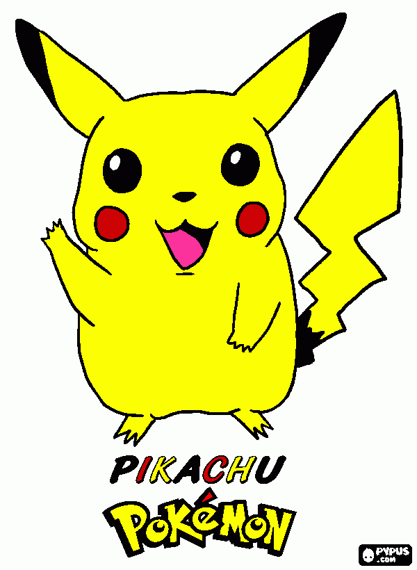 cool,pokemon,electric coloring page