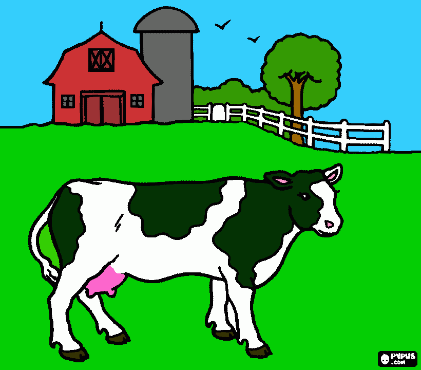 cow coloring page