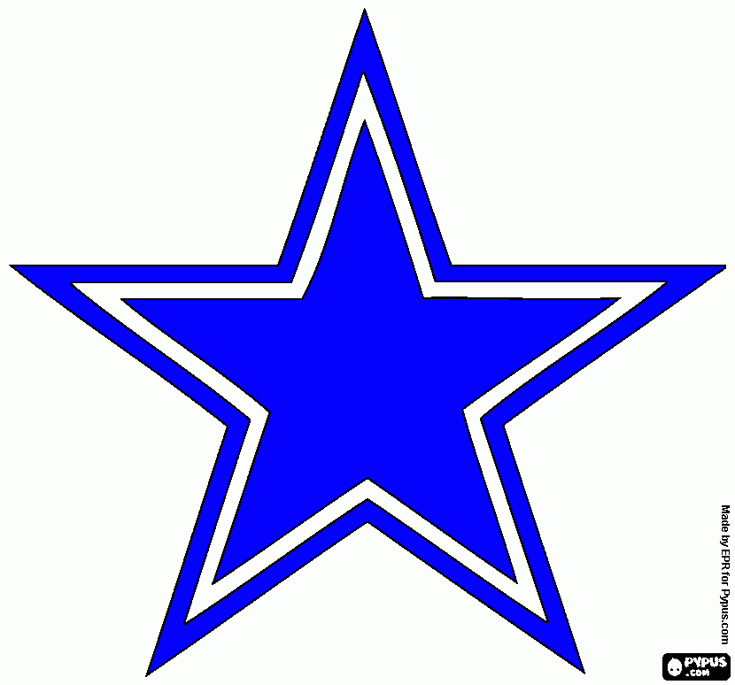 cowboys coloring page