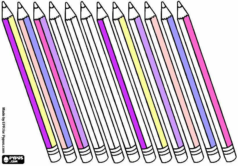 crayon coloring page