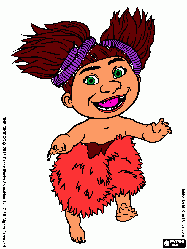 croods 2 coloring page