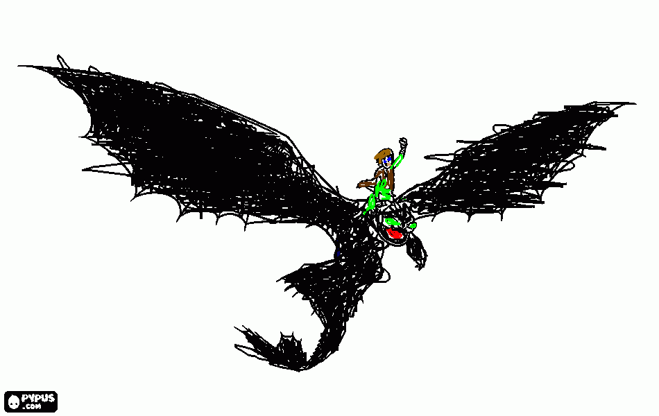 Croque Mou coloring page