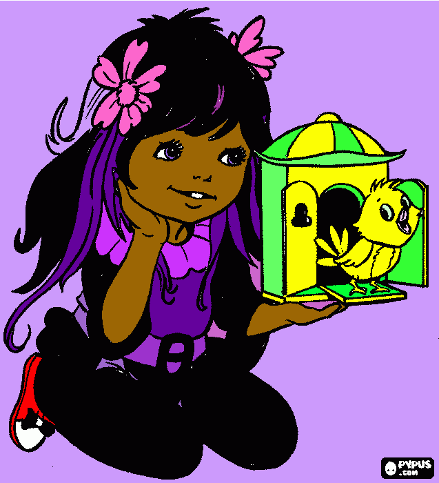 Crystal coloring page