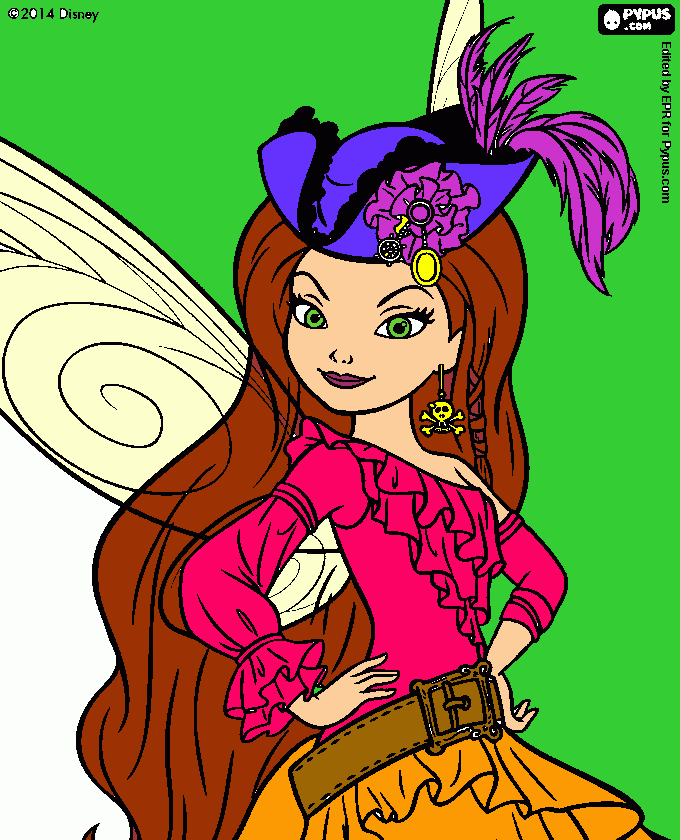 Csingiling barátnője Silvermist coloring page