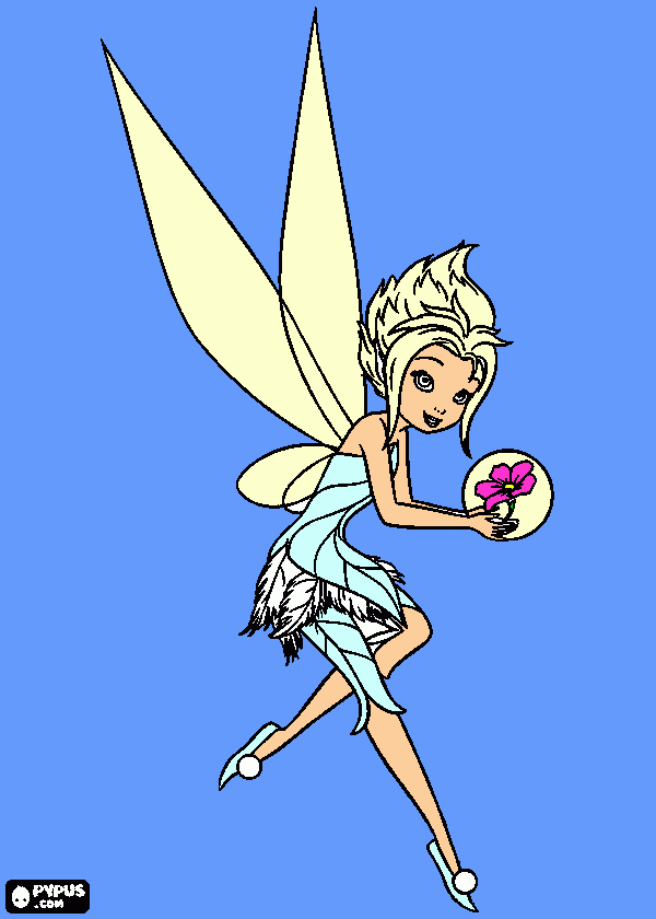 Csingiling Periwinkle testvére coloring page