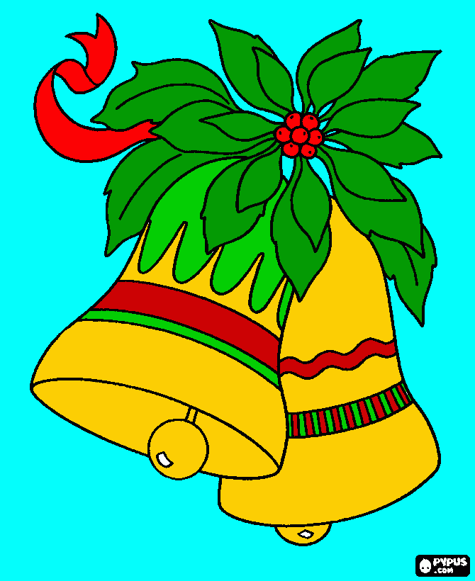 Cute Bells coloring page