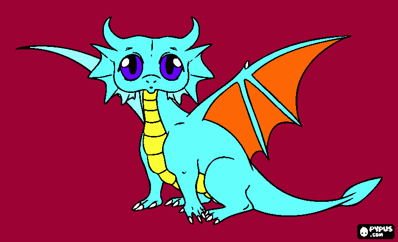 cutesy coloring page