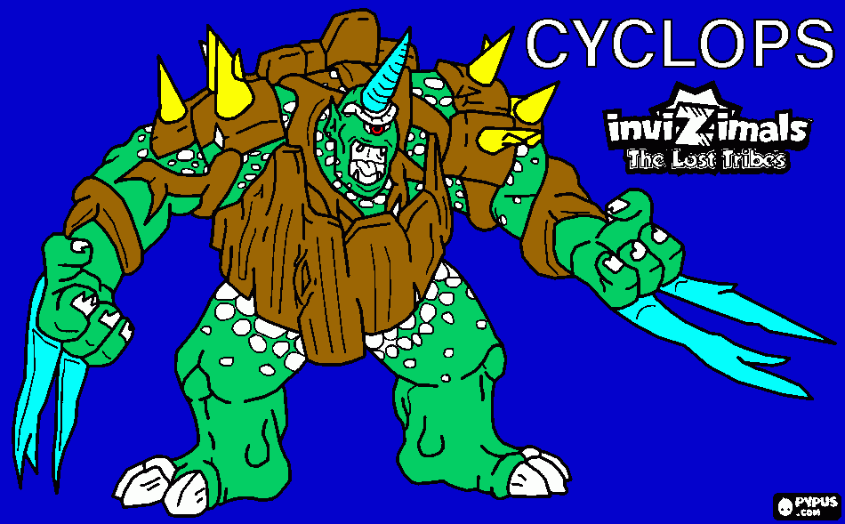CYKLOP MAX coloring page