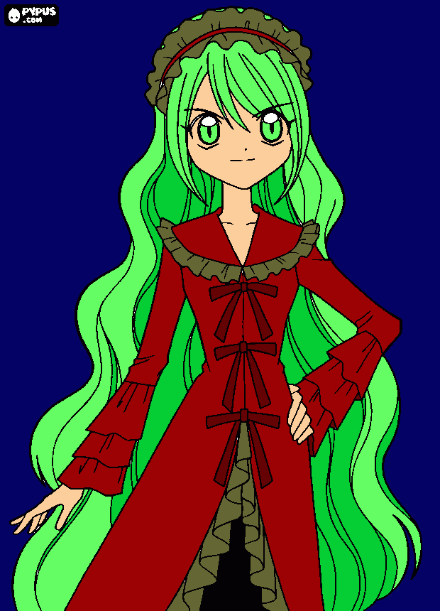 Dark Lover Yuri coloring page