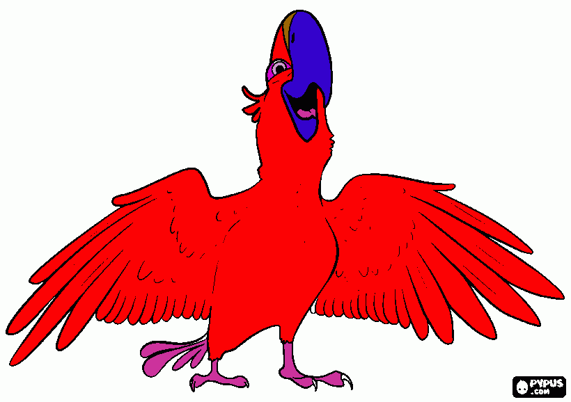 de la felix coloring page
