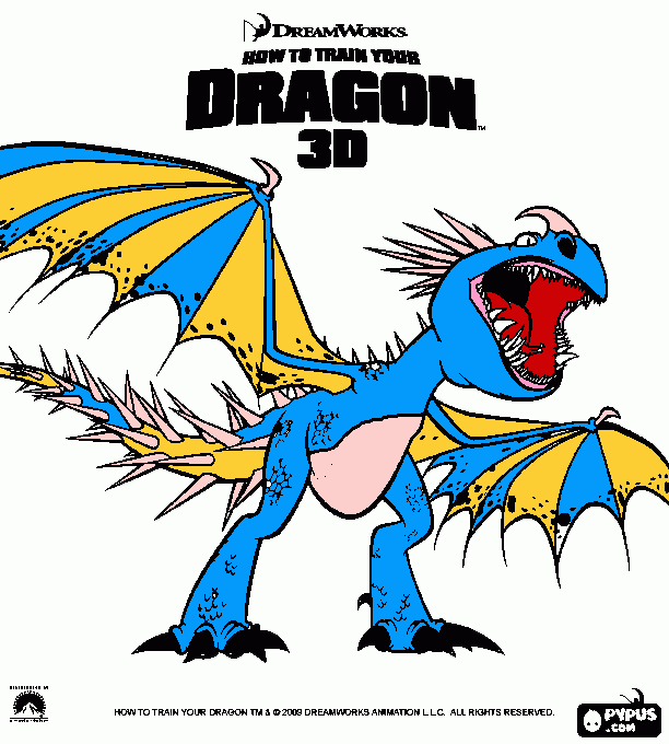 deadly nadder coloring page