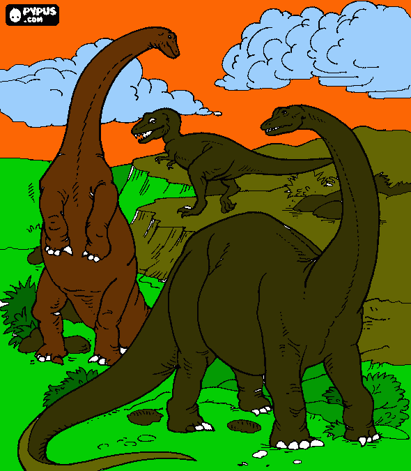 deinosayroi coloring page