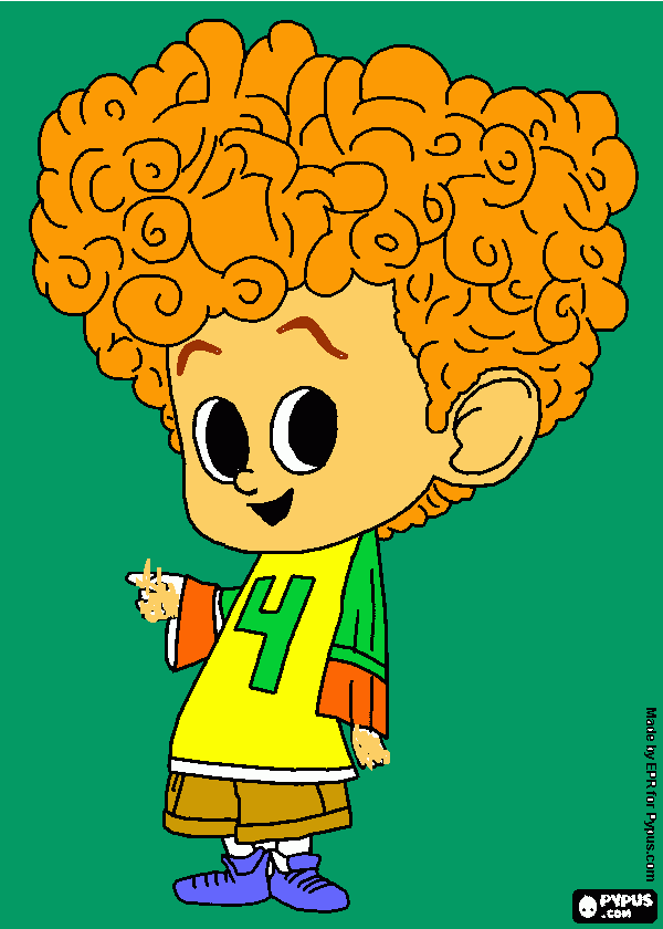 dennis from hotle transylavania coloring page