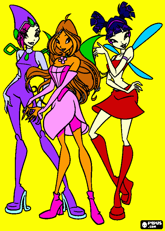 desen WINX coloring page