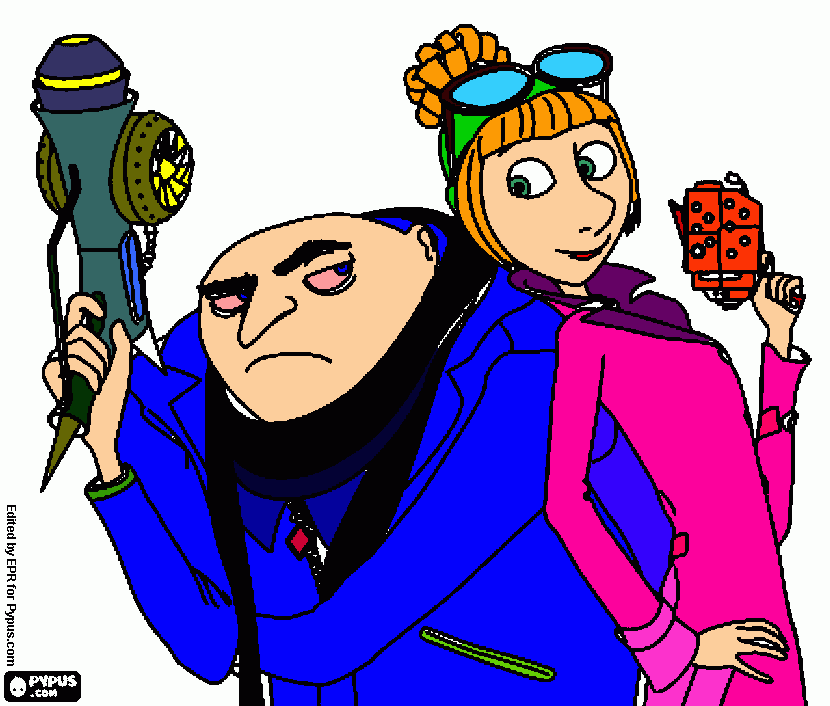 despicable me 2 coloring page