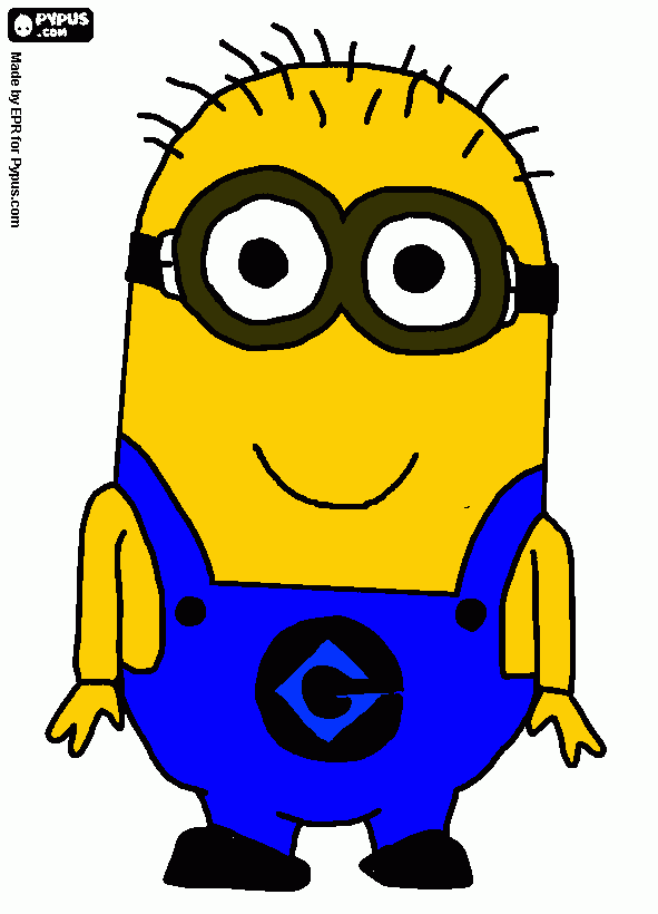 despicable me minions coloring page