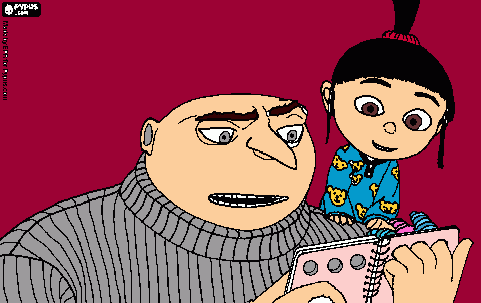 despicable me coloring page