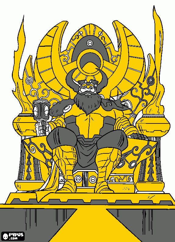 Dessin que Zach a fait pour son grand-papa coloring page