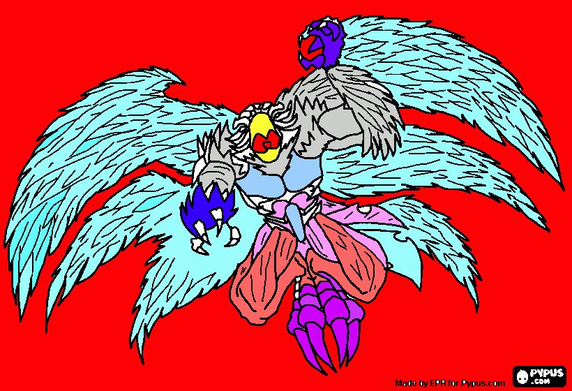 Devilfenix coloring page