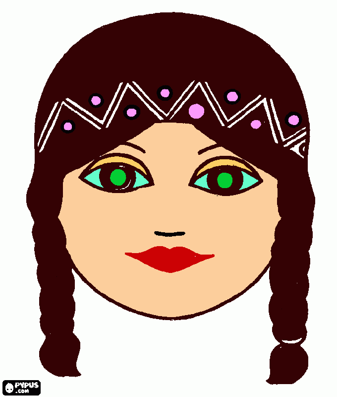 dimitra coloring page