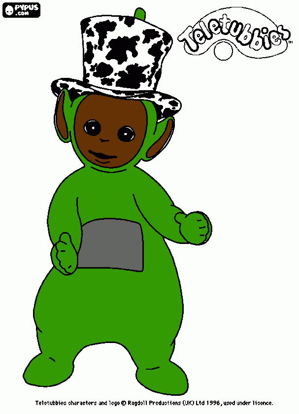 Dipsy Teletubbies coloring page