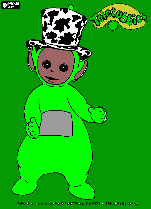 dipsy coloring page