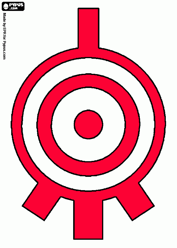 Disko's logo coloring page