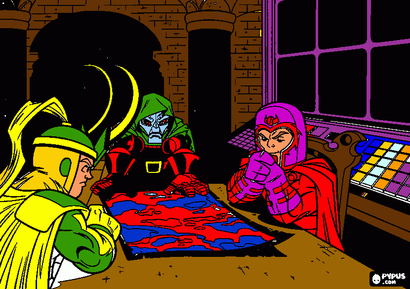 Doctor Doom coloring page