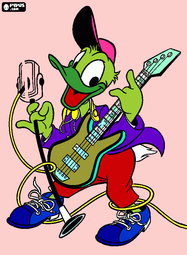 Donald Duck coloring pages coloring page