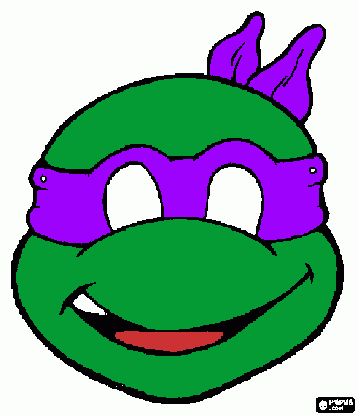 donatello coloring page