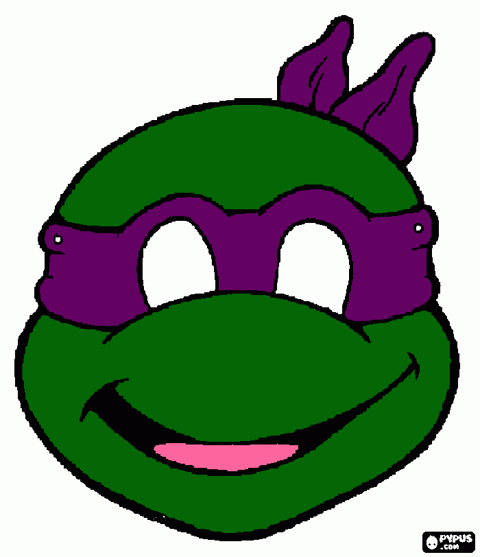 donny mask coloring page