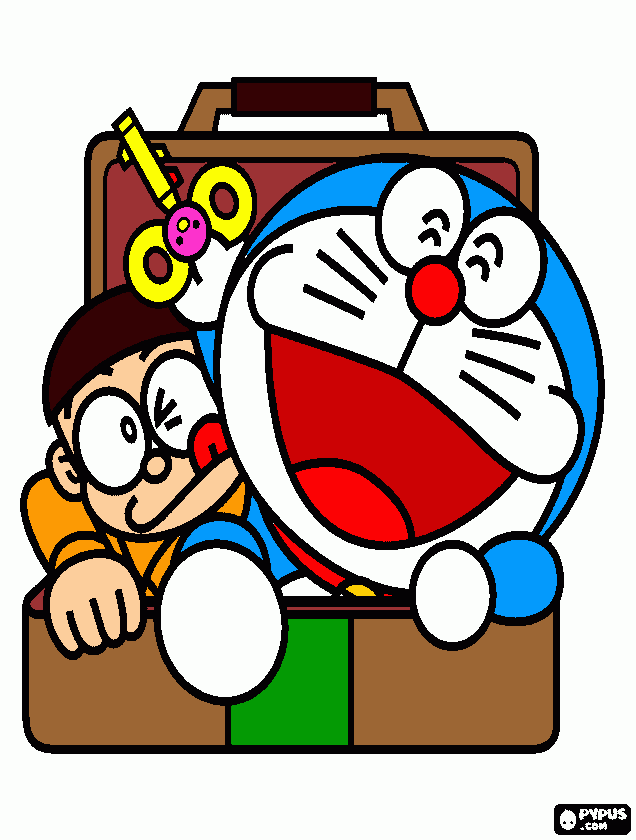 doraemoooooon! coloring page