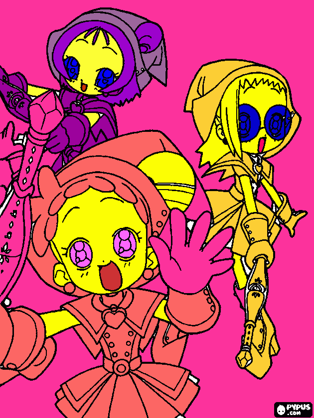 dorie reanne and ellie coloring page