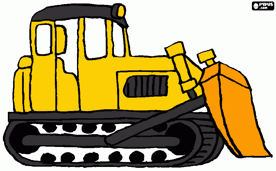 dozer coloring page