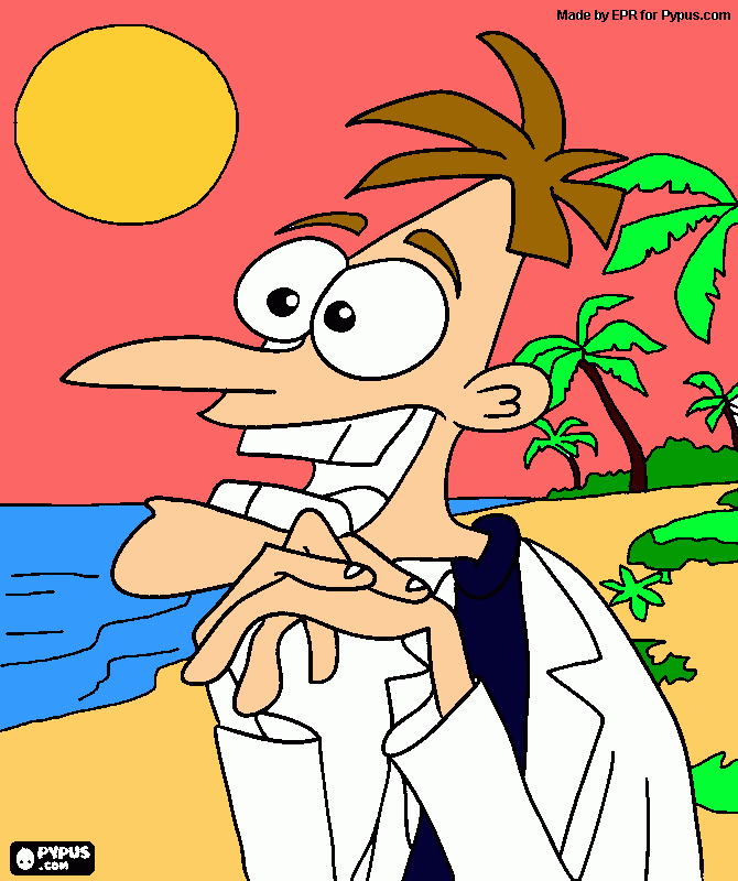 Dr. Doofenshmirtz coloring page