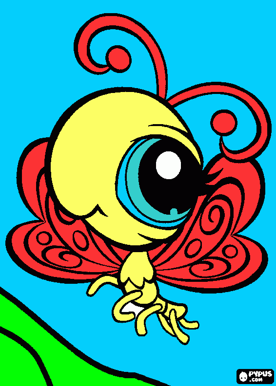 dragenfly coloring page