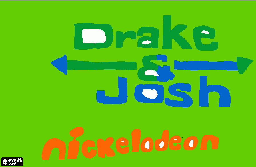 Drake and Josh coloring page