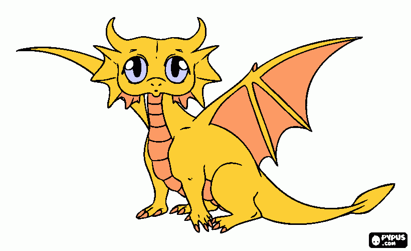 Drandon coloring page